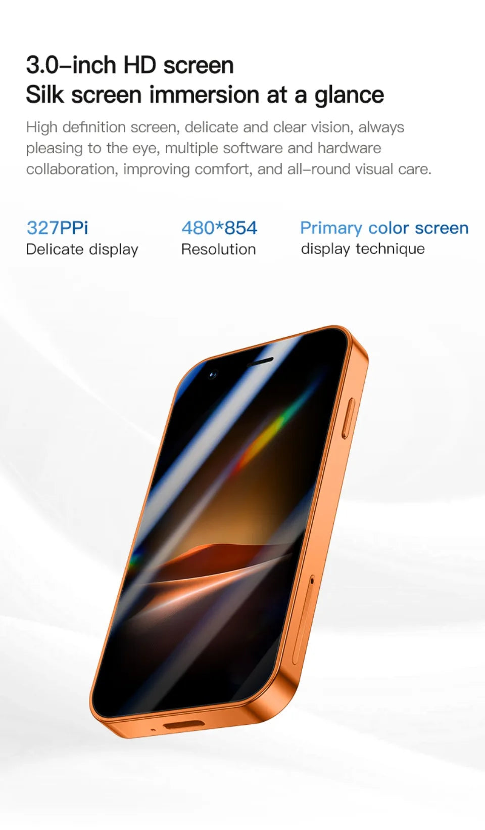 SOYES A17 Mini Android8.1 Smart Phone 3.0 Inches 2GB RAM 16GB ROM Dual SIM Standby Play Store 3G Little Phone