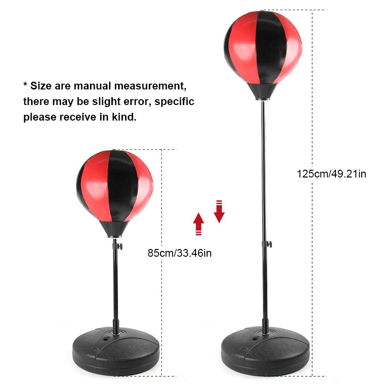 Children's Standing Inflatable Boxing Balls with Hand Pumps Gloves Sports Toys Indoor Outdoor Fun Sports Toy Set Christmas Gifts for Kids Boys and Girls Ship From Germany Fast Delivery