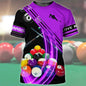 Love Billiards Snooker Fitness T Shirt 3D Print Gym Clothing Men Shirts Fashion Streetwear T-shirt Funny Unisex Short Sleeve Top