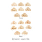 2Pcs Baby Wooden Balloon Milestone Cards Photography Accessories Baby Photography Shooting Props For Newborn Birthing Gifts