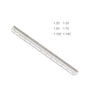 TUTU high quality colorful 15cm aluminum triangular scale ruler aluminum 1:20 - 1:600 alloy metal scale regua desenho H0003