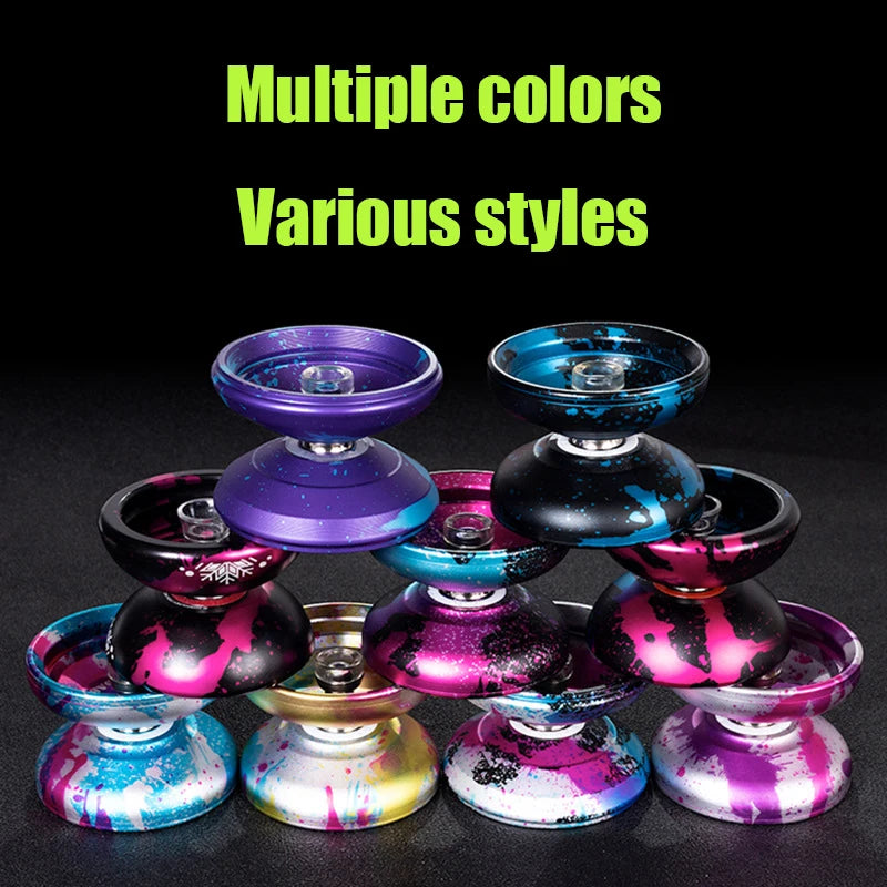 Yoyo Professional Competition Metal Yo Yo Factory with 10 Ball Bearing Alloy Aluminum High Speed Unresponsive Toys for Kids Toys