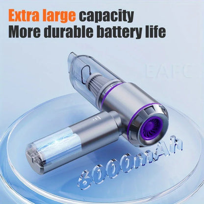 13000Pa 4-in-1 Car Vacuum Cleaner Portable Cordless Mini Vacuum Cleaner Compressed Air Blower Air Duster Pump Hand Held