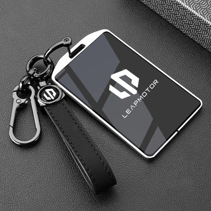 Car Zinc Alloy TPU NFC Card Key Cases Holder Cover Chain For Leapmotor C16 C11 C10 C01 B10 T03 S01 Car Accessories Styling