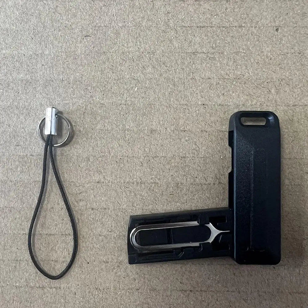 Multifunctionele kaartslot opslagdoos TF SIM-kaartejector opslagslot met Lanyard Anti-verloren SIM-kaartverwijderingsnaalden 1pc
