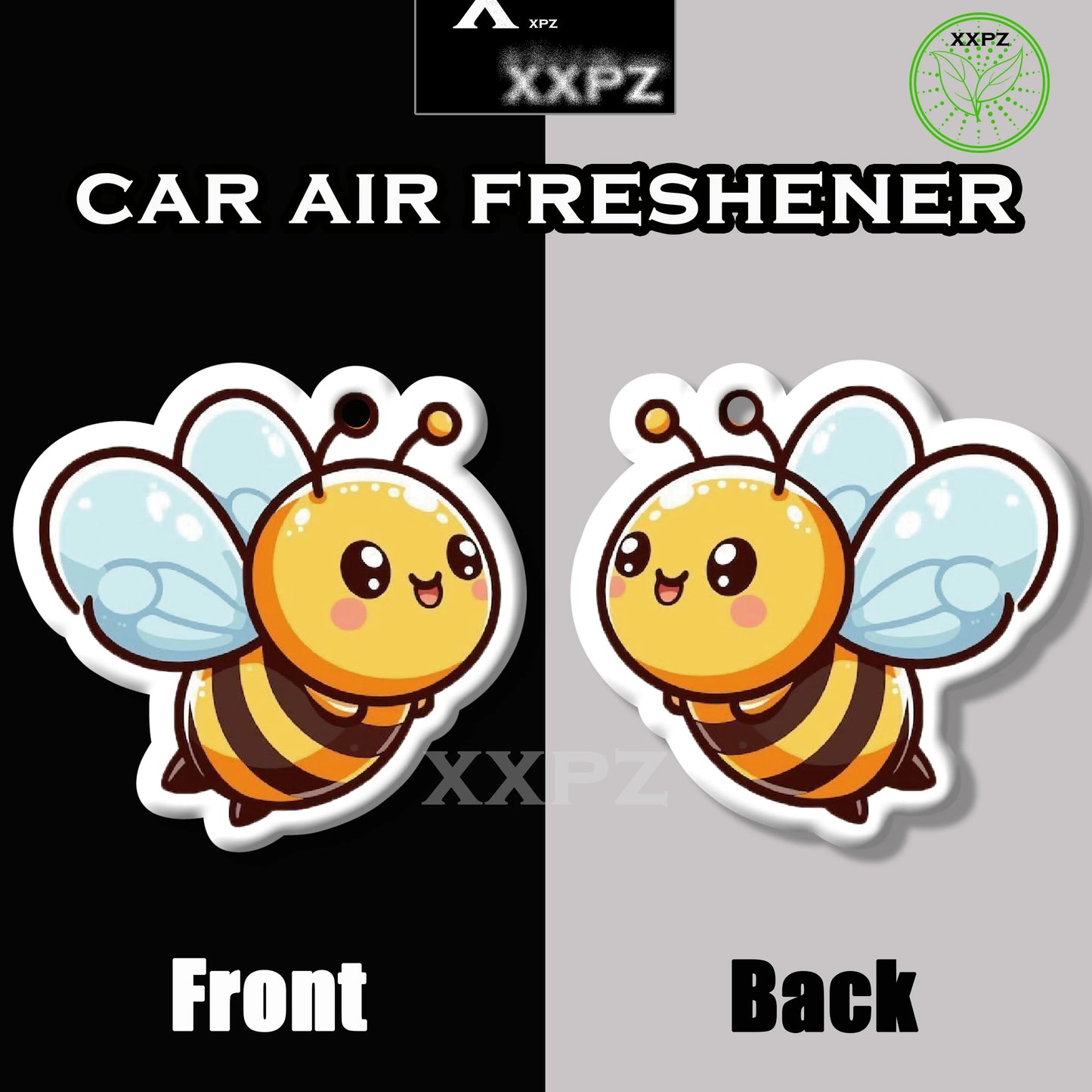 1/3pcs Bee Car Air Freshener Auto Parts Car Hanging Funny Yellow Bee Shape Aromatherapy Scent Gift for Friends New Car