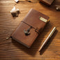 Fromthenon Leather TN Travel Notebook Handbook Diary First Layer Cowhide Diary Handbook Notes Handmade Loose-leaf Notebook