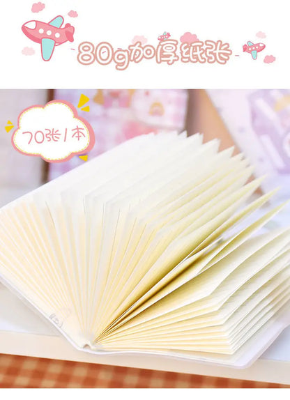 Kawaii Mini Portable Notebook Small Notepad For Daily Notes School Office Stationery Convenient To Carry Cute