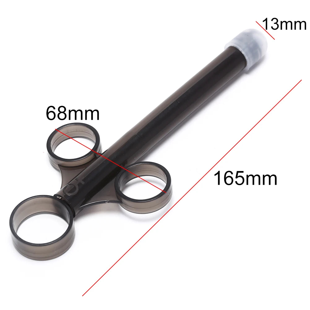 HOT！Anal Vagina Shooter Lube Launcher Sex Lubricant Applicator Syringe Lube