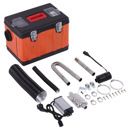8KW All-in-One Diesel Parking Heater 12V 24V Bluetooth Control Car Heater for Truck RV Boat Camper Heating Equipment