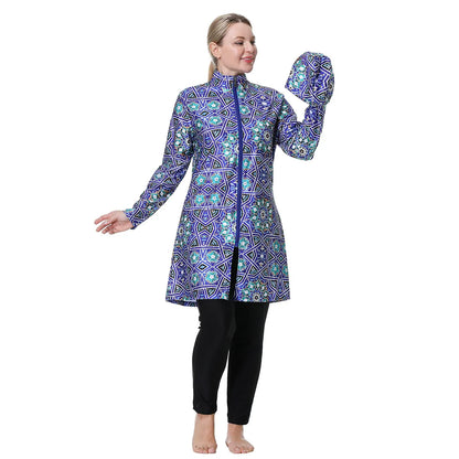 Muslim Swimming Suit for Women Cover Ups Swimwear Abaya Abayas Hijab Long Sleeve Modest Swimsuit Burkini Islamic Designer Hijabs