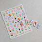 3d Nail Art Decals Spring Booming Violets Lavenders Purple Blue Pink Flowers Butterflys Stickers Decoration For Nail Tips Beauty