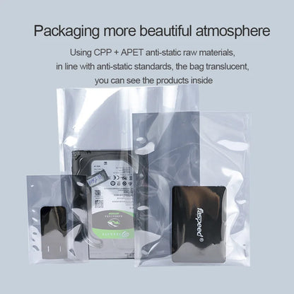 ESD Bag with Top Open Anti Static Shielding Package for Storage Electronic Components PCB Board Protection USB Pouches