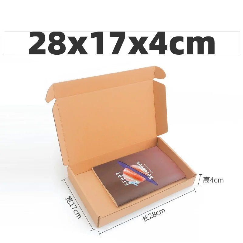 10pcs Shipping Boxes Cardboard Corrugated Mailer Boxes for Packaging Craft Gifts Giving Products for Small Business