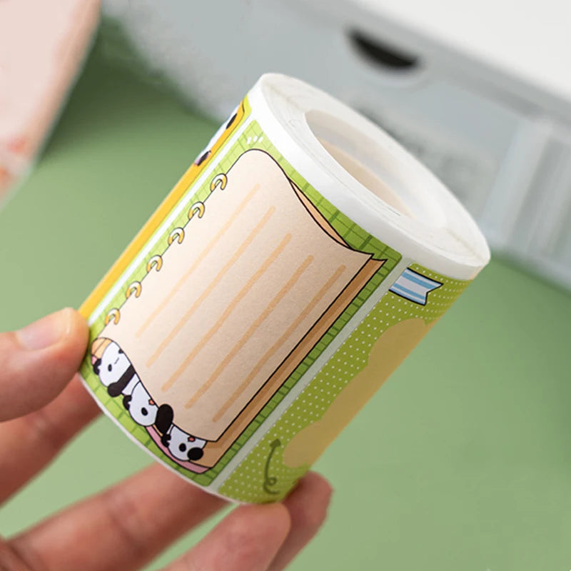 256 Sheets Pull-out Cartoons Sticky Notes Pads Posits Stationery Paper Stickers Posted It Memo Notepad Notebook Message Sticker