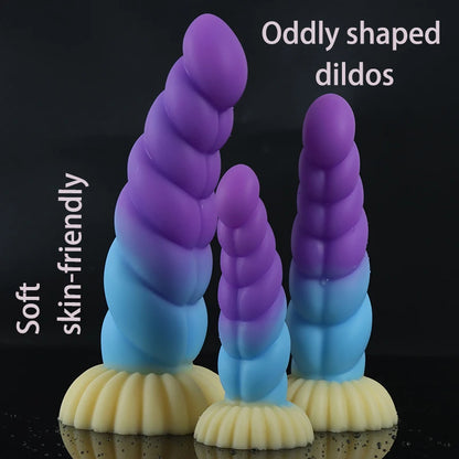 Realistic Penis with Suction Cup Simulated Dildo Anal Penetration Big Butt Plug Giant Monster Cock Dick Toy Adults for Men Women