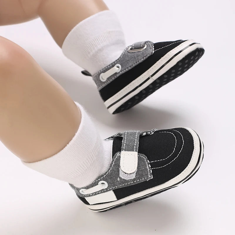 HAIZHIW 0-18M Baptism Newborn Baby Prewalker Girls Boys Casual Shoes Leather Non-Slip Soft-Sole Infant Toddler First Walkers