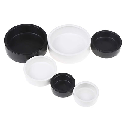 Ceramic Feed Bowl Reptile Food Ceramic Bowl Anti-Escape Ceramic Feeder Dish Reptile Water Bowl For Hermit Crab Gecko Chameleon