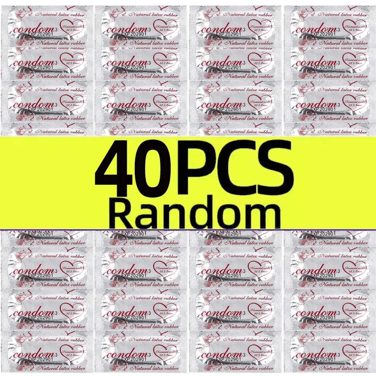Condoms 50Pcs/Lots   for Men Smooth Penis Sleeve Thin Condom Adult Sex Products Safe Contraception Sex Toys