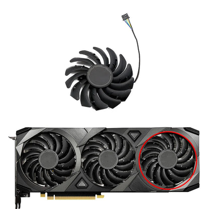 PLD09210S12HH 85mm RTX3080 RTX3070 Cooler MSI Geforce RTX 3060 Ti 3070 3080 3080Ti 3090 Ventus 3X Gaming Graphics Card Fan