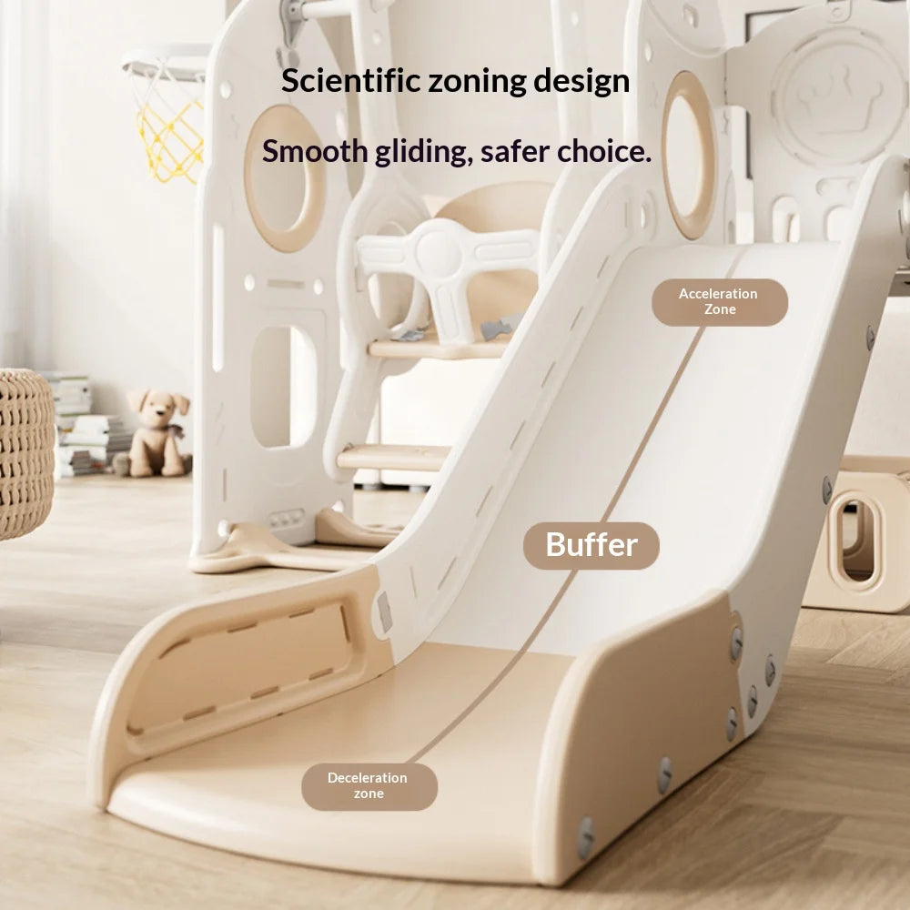 Fun Play Equipment for Children Multifunctional Kids Indoor Slide Swing Set Baby Small Home Amusement Park Playground Toy