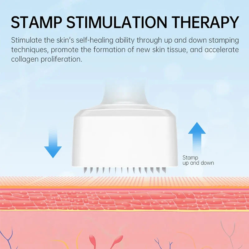 New 140A Adjustable Microneedle Derma Stamp 140 Pins Needles Derma Stamp Skin Care Home Use For Face Beauty Personal Care