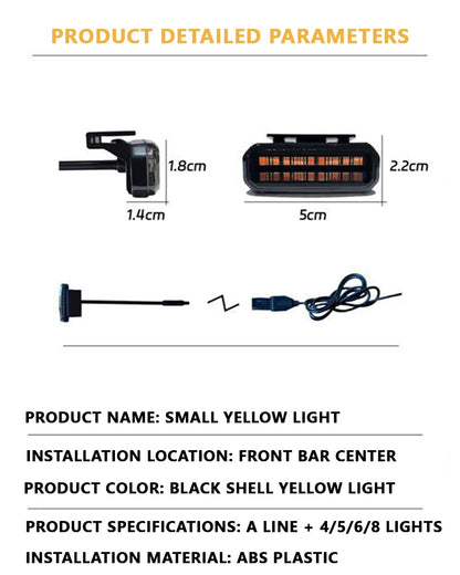 For Chery Jetour Traveller T2 2026 LED Front Grille Light Car Daytime Running Light Wheel Eyebrow Lamp for Pickup Accessories