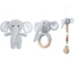 Baby Pacifier Clip Crochet Koalas Handbell Rattle Doll Teether Pacifier Chain Clips Set Dummy Chain Cartoon Teething Toy