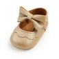 Meckior Baby Girl Shoes Leather Rubber Sole Anti-slip Toddler First Walkers Infant Crib Shoes Newborn Girl New Baby Shoes