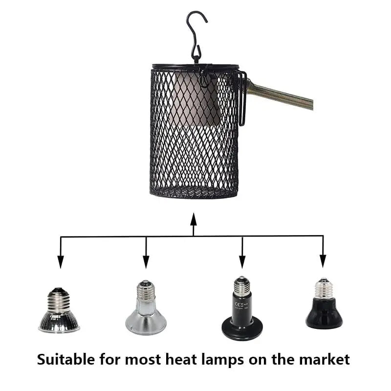 E27 Pet Heating Lamp for Turtle Snake lizard Infrared Ceramic Emitter Heat Light 100W Reptile Lamp EU Plug