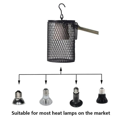 E27 Pet Heating Lamp for Turtle Snake lizard Infrared Ceramic Emitter Heat Light 100W Reptile Lamp EU Plug