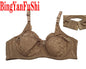 Sexy Lace Women Bra Top Full Cup Minimizer Floral Large Chest Big Bust Bh Thin Padded Cotton Bralette Underwire Push Up Bras C27