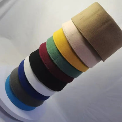 Hat Muslim Women Men Clothing Prayer Cap Islamic Taqiyah Kufi Tax Products Kippa Elliptical Wool Turkish 03524