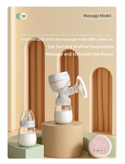 MAMIJOY Portable Electric Breast Pump USB Chargable Silent Portable Milk Extractor Automatic Milker Comfort Breastfeeding