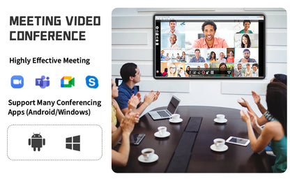 TouchWo 32 43 55 65" Interactive Whiteboard Touchscreen Monitor,All-in-One Touch Computer Smart Board For Office Classroom