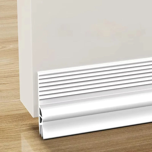 2M TPE Door Draft Stopper Self Adhesive Under Door Draft Blocker Insulator Flexible Door Sweep Weather Stripping Noise Stopper