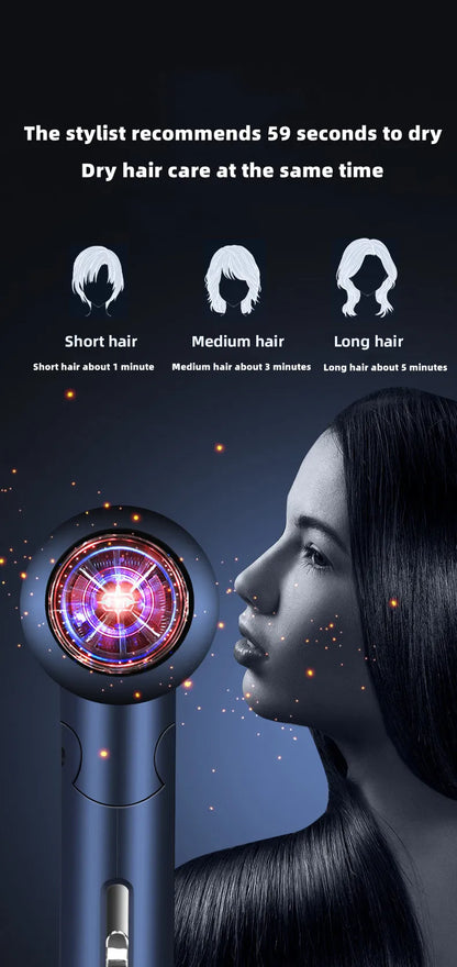 Hot Selling Professional Hair Dryer Negative Ion High Power Blue Light Foldable Electric Hair Dryer Salon Hair Tools Home