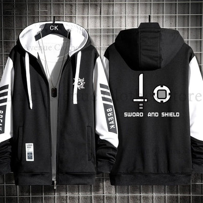 Monster Hunter Print Hoodie for Men Women Hooded Zip-up Autumn Coat Long Sleeve Man Hoodie Hooded Shirt Casual Sweatshirts