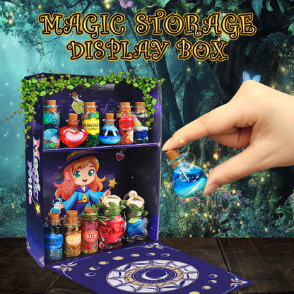 DIY Fairy Magical Potions Kit Horror Halloween Christmas Gifts Witches' Magical Color Changing Freezing Potions Art Craft Kit