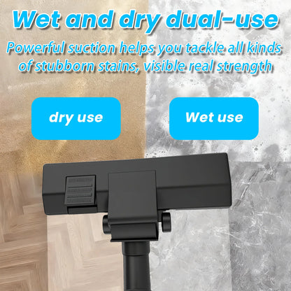 🔧 Heavy Duty Wet Dry Barrel Vacuum Cleaner Stainless Steel Bucket 5400W Powerful Suction Multi Scene Vacuum for Garage Workshop Car Interior Floor Stain & Dry Dust Removal