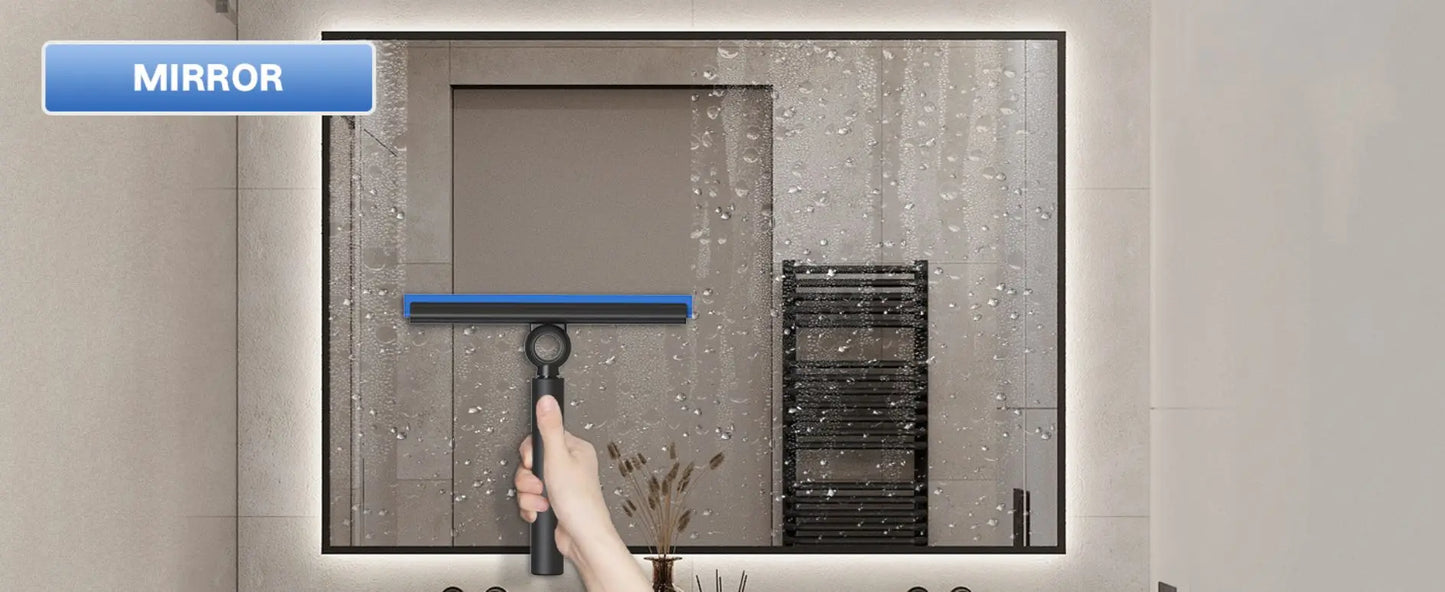 EHOMGUI Telescopic Shower Squeegee for Glass Door Wiper Scraper Cleaner Bathroom Mirror Wiper Scraper Glass Cleaning