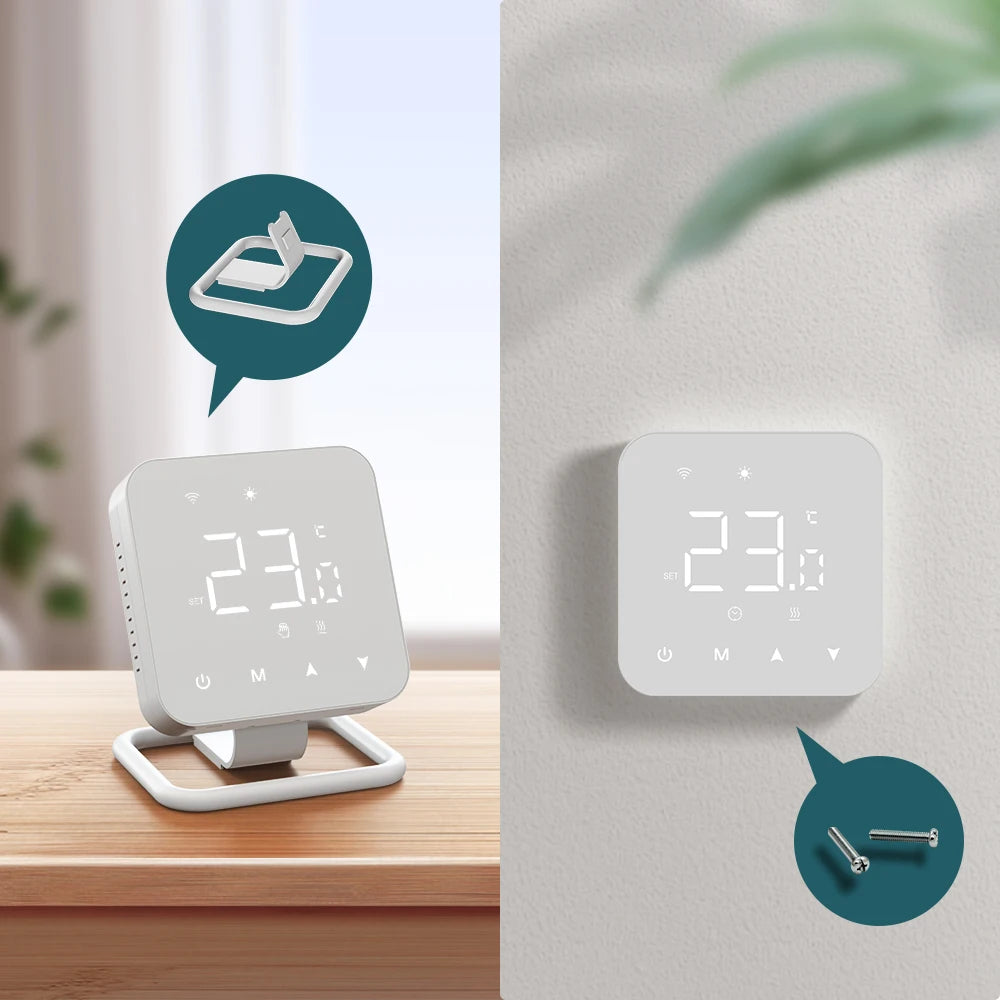 Beok Wireless Thermostat Controller Heating Wifi Smart Home 8-Channel Heating System for Gas Boiler Water Floor Actuator