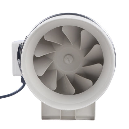 220V Exhaust Fan Silent Duct Ventilation Fan 2600RPM Duct Fan Pipe Extractor for Kitchen Bathroom Toilet (HF-100/HF-150/HF-200)