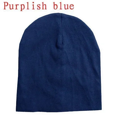6M-3Y Baby Knitted Hat Scarf Set Solid Color Cotton Hip Hop Beanie Warm Toddler Cap for Boys Girls Spring Autumn Winter