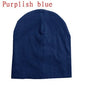 6M-3Y Baby Knitted Hat Scarf Set Solid Color Cotton Hip Hop Beanie Warm Toddler Cap for Boys Girls Spring Autumn Winter