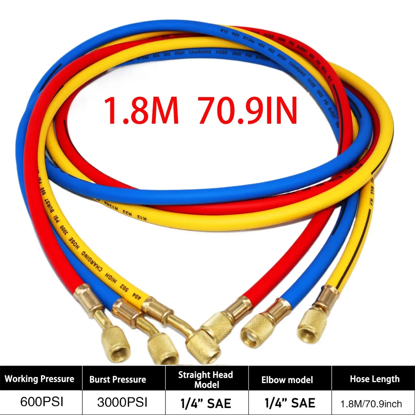 R22 High Pressure Resistant Liquid Filling Pipe for Automotive Air Conditioning Fluorine Refrigerant Refrigerant Pipe 2025 New