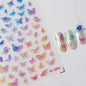 Line Flower Powder Blusher Love Heart High Quality Jelly Series Adhesive Nail Sticker Nail Art Decoration Decals Design T-2830