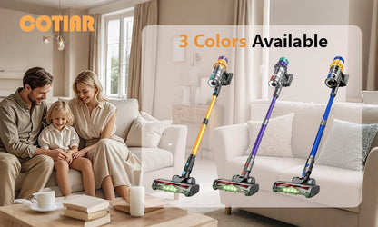 COTIAR V22 650W 55000PA Suction Power Cordless Vacuum Cleaner Handheld Home Appliance Portable Vacuum Cleaner Removable Battery