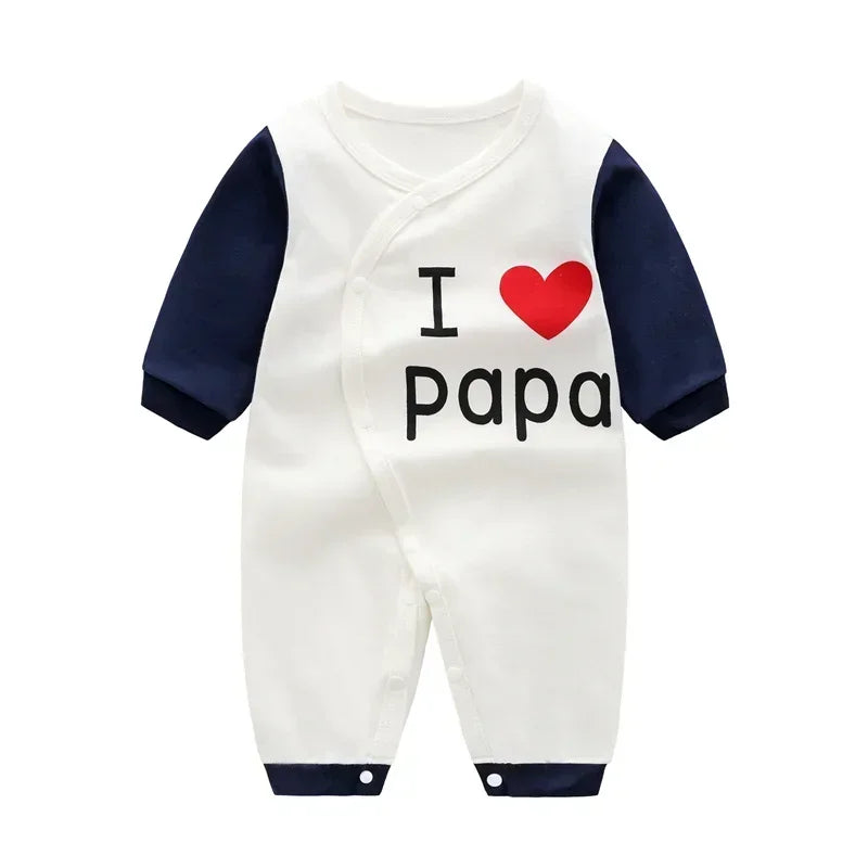 Spring Autumn Newborn Baby Boy Rompers Cotton Girls Clothes 0 to 12 Months Comfortable Babies Jumpsuits Clothing Onesies