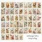 Mr. Paper 4 styles 100pcs/pack garden whisper series material book DIY handbook bottoming paper decoration